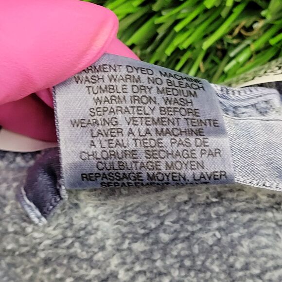 Vintage Michigan Wolverines Sweatshirt Large 25x28 Blue - Picture 7 of 12